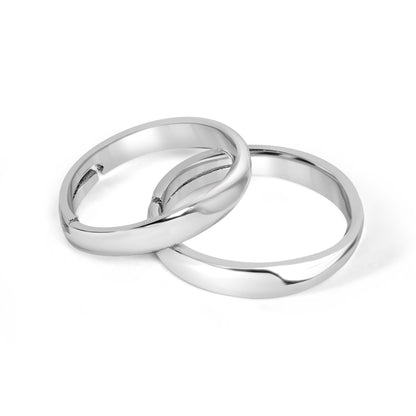 Silver Elegant Band for Couples