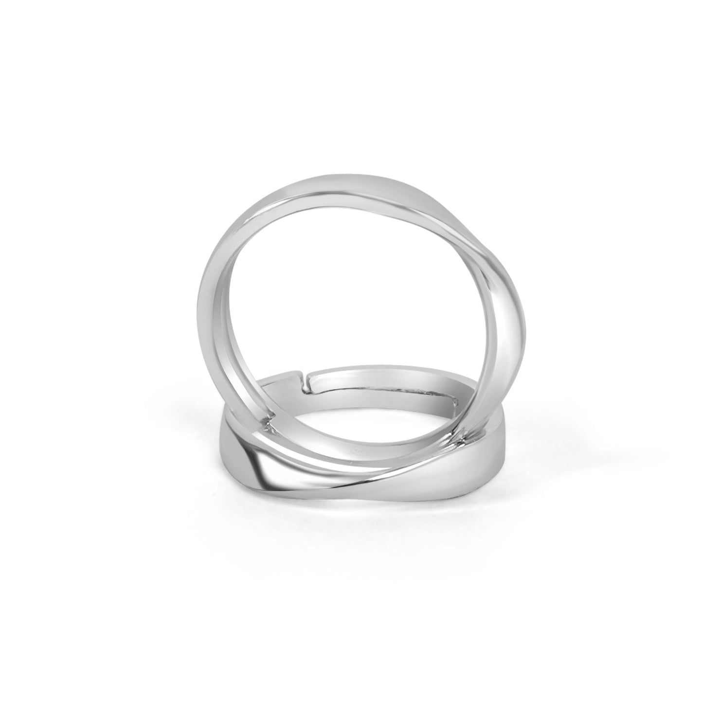 Silver Elegant Band for Couples