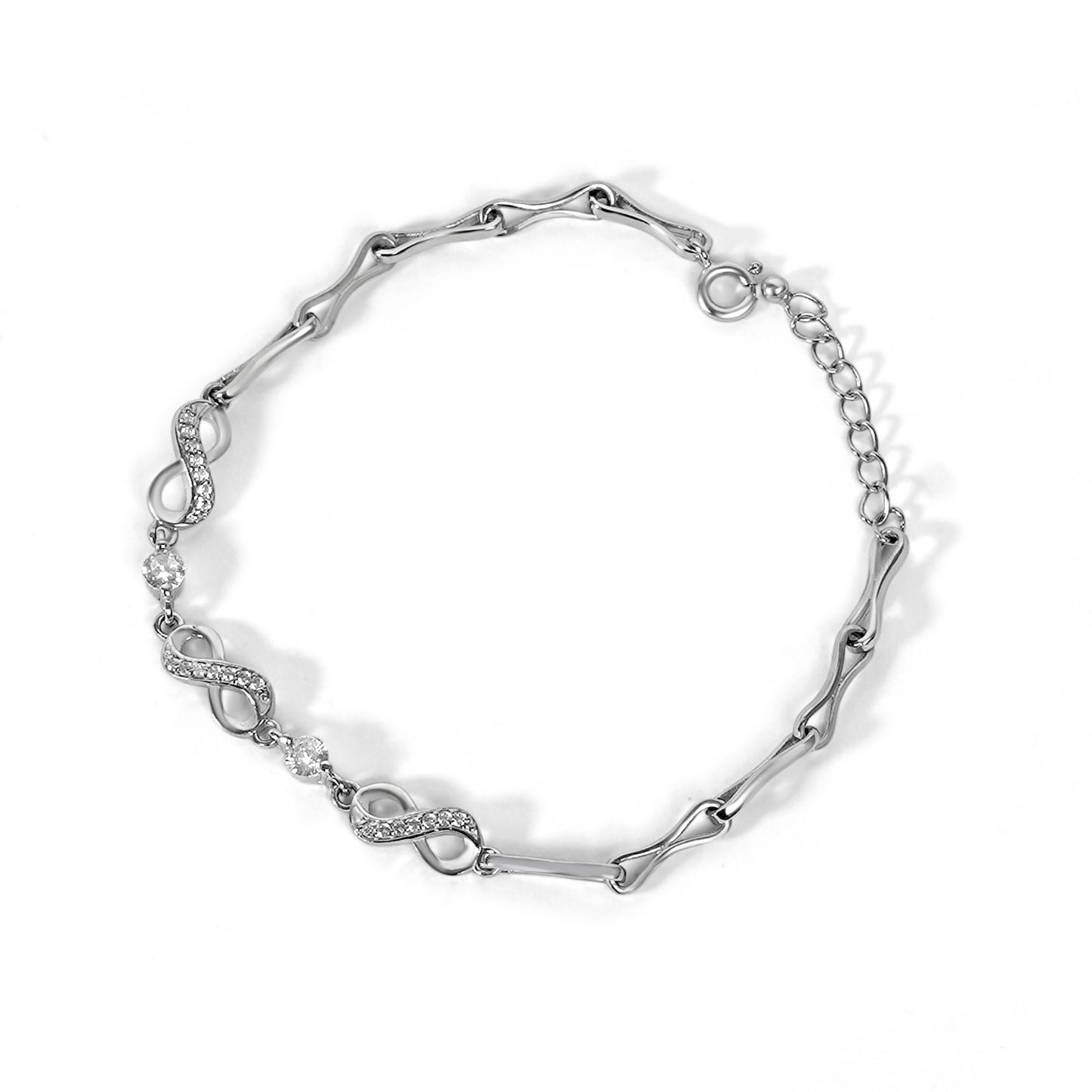 Silver Infinity Bracelet for DIVAs