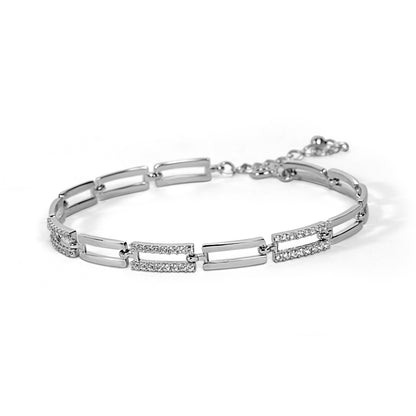 Silver Square Bracelet