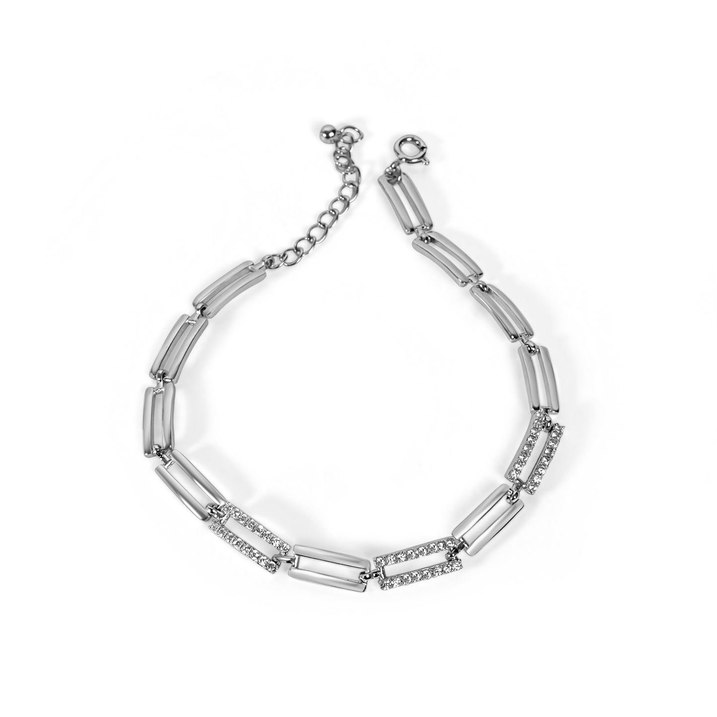 Silver Square Bracelet