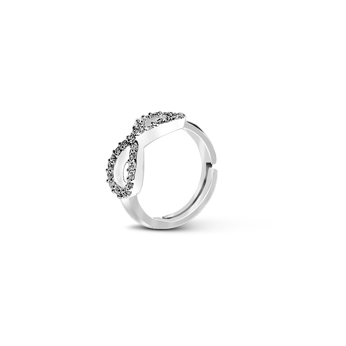 Silver Infinity Ring for DIVAs